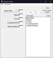BDO-Recipe Helper