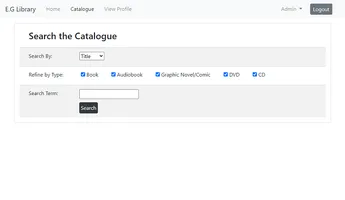 Librarian Web App